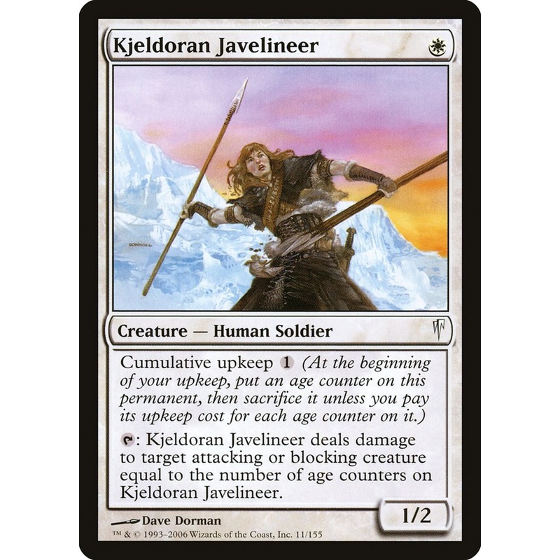Kjeldoran Javelineer [Coldsnap]