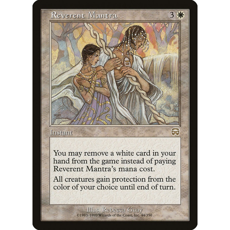 Reverent Mantra [Mercadian Masques]