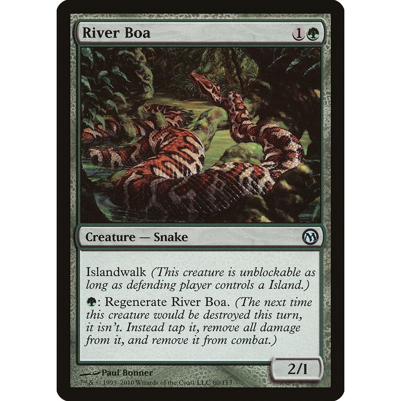 River Boa [Duels of the Planeswalkers]