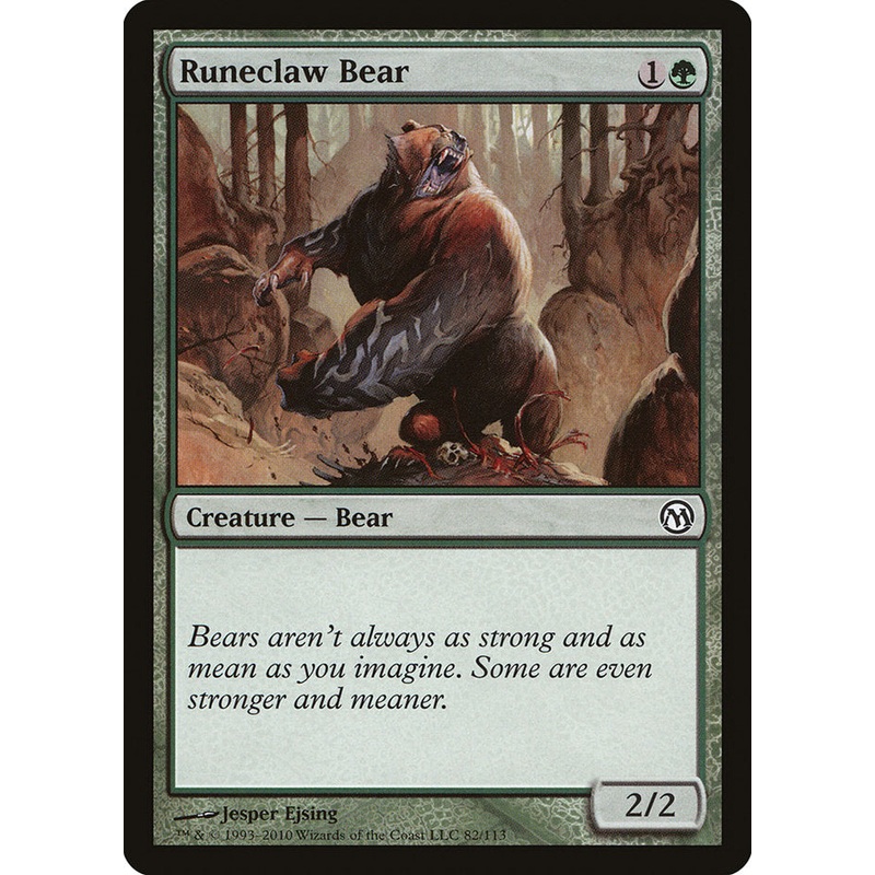 Runeclaw Bear [Duels of the Planeswalkers]