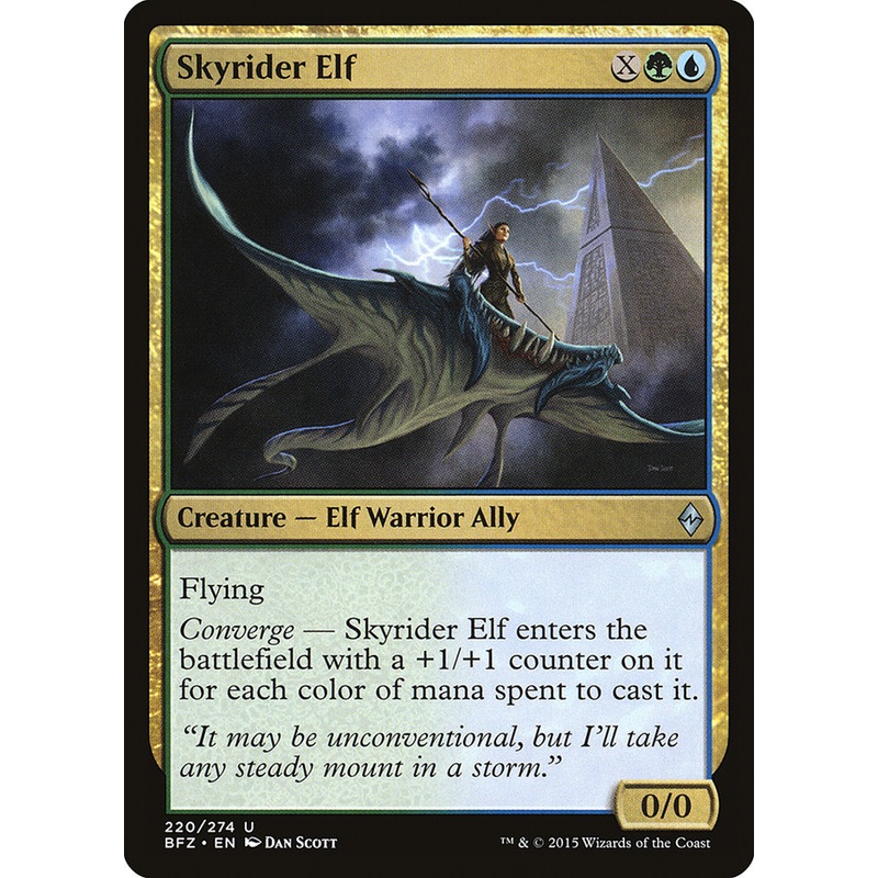 Skyrider Elf [Battle for Zendikar]