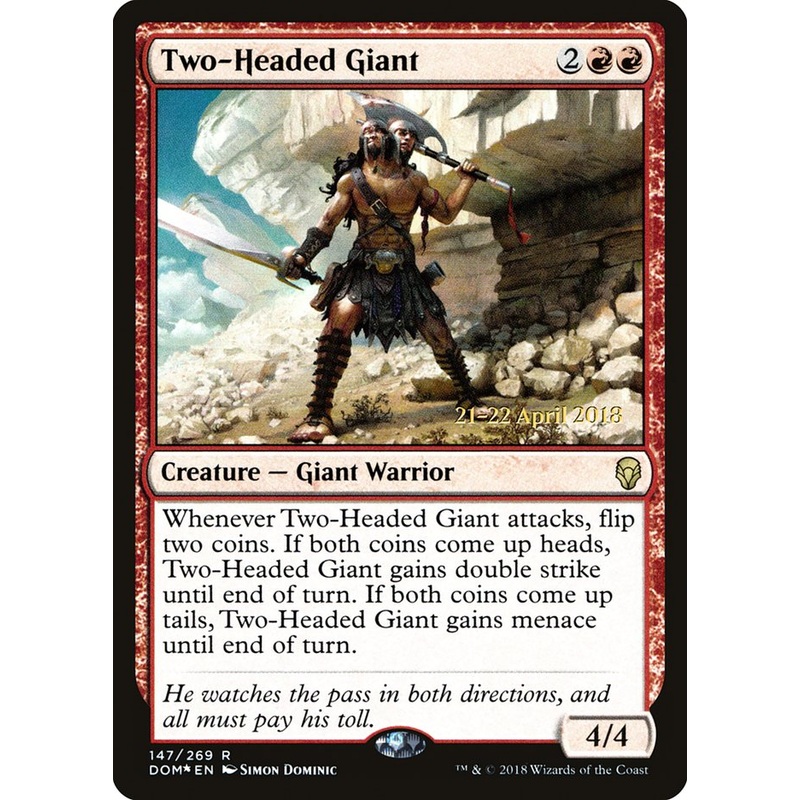 Two-Headed Giant [Dominaria Prerelease Promos]