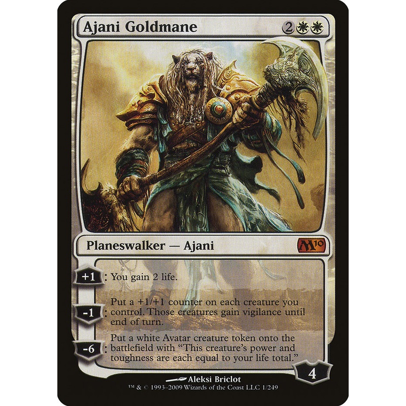 Ajani Goldmane [Magic 2010]