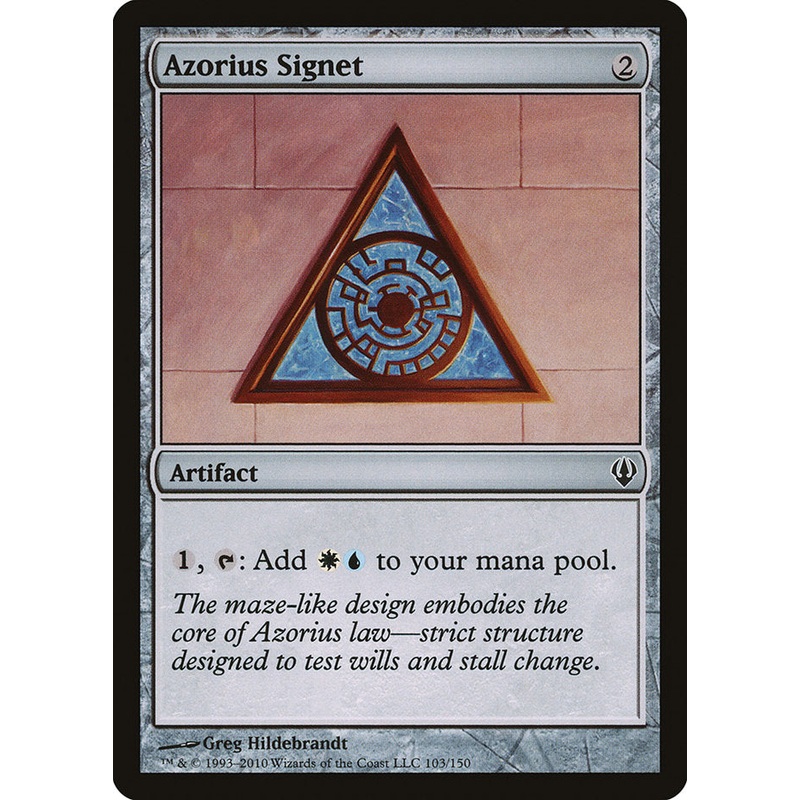 Azorius Signet [Archenemy]