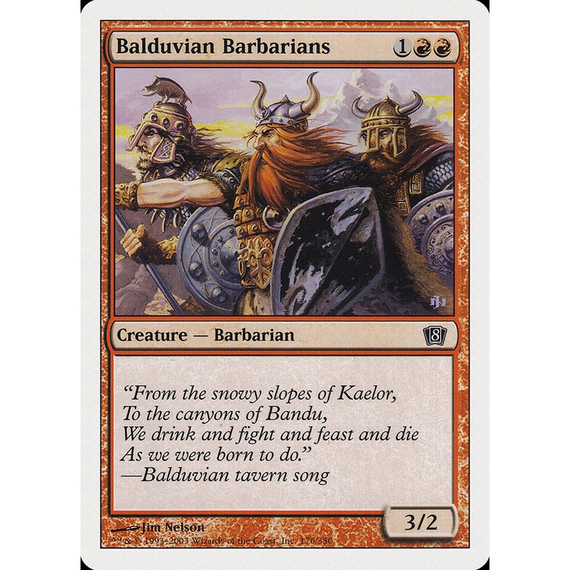 Balduvian Barbarians [Eighth Edition]