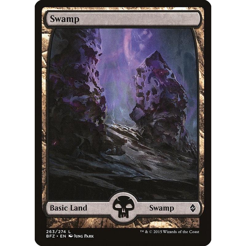 Swamp (263) (Full Art) [Battle for Zendikar]