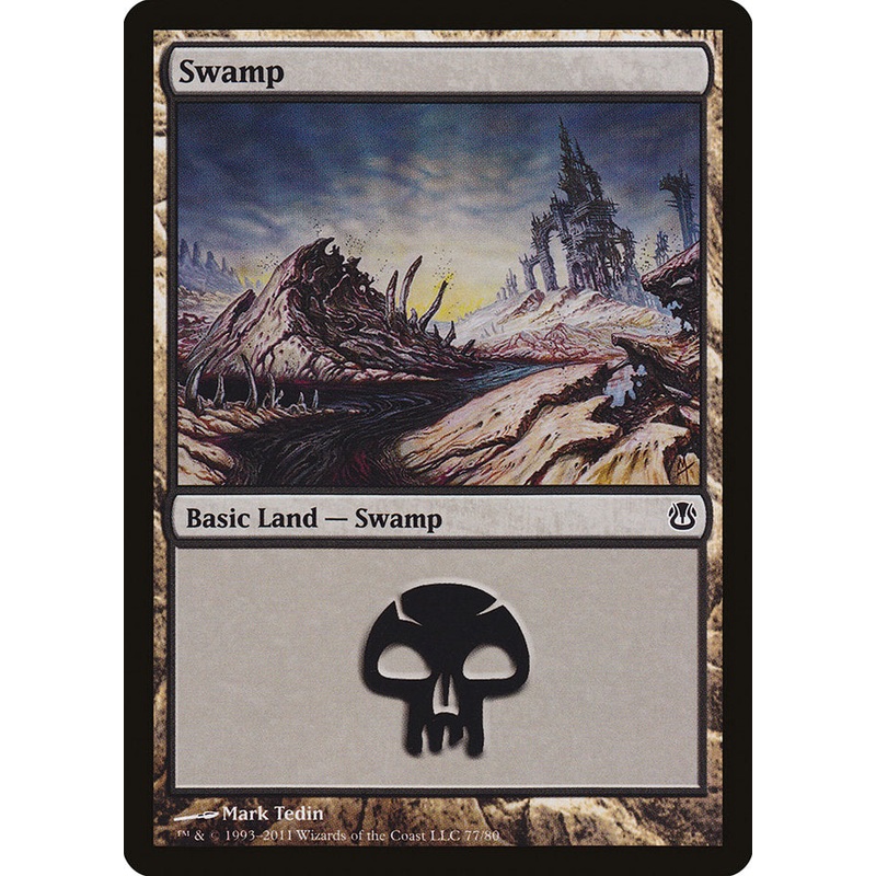 Swamp (77) [Duel Decks: Ajani vs. Nicol Bolas]
