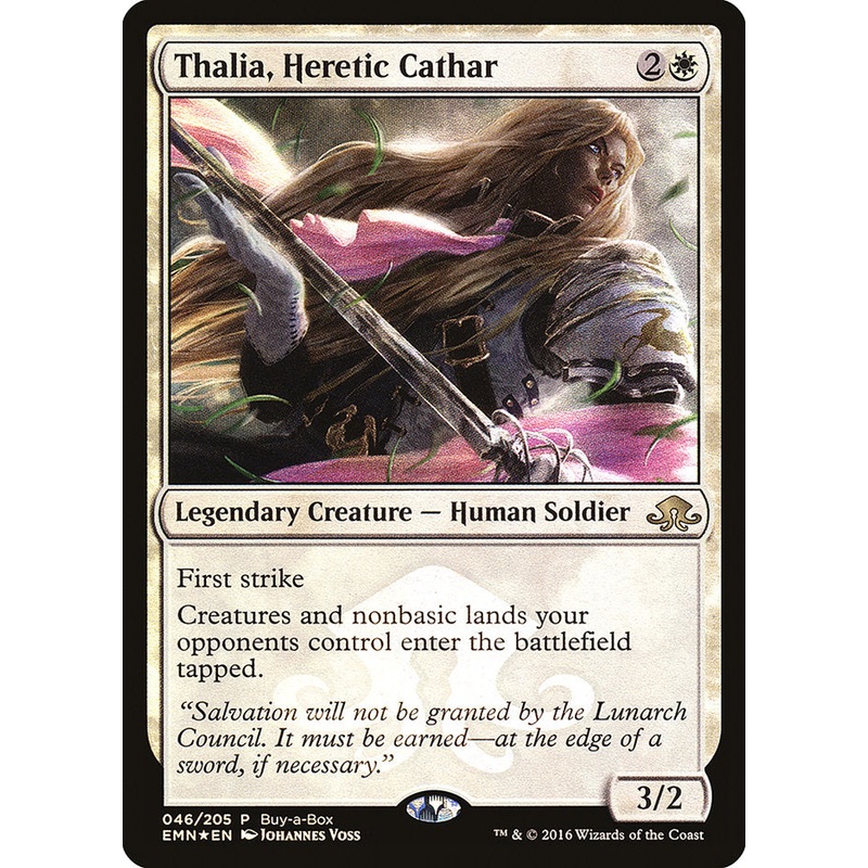 Thalia, Heretic Cathar (Buy-A-Box) [Eldritch Moon Promos]
