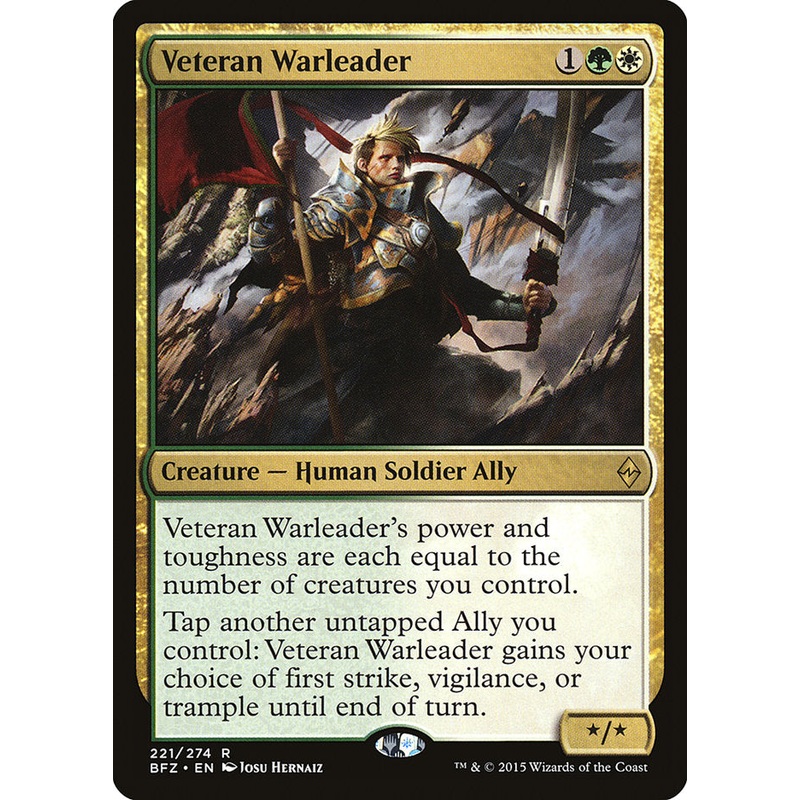 Veteran Warleader [Battle for Zendikar]