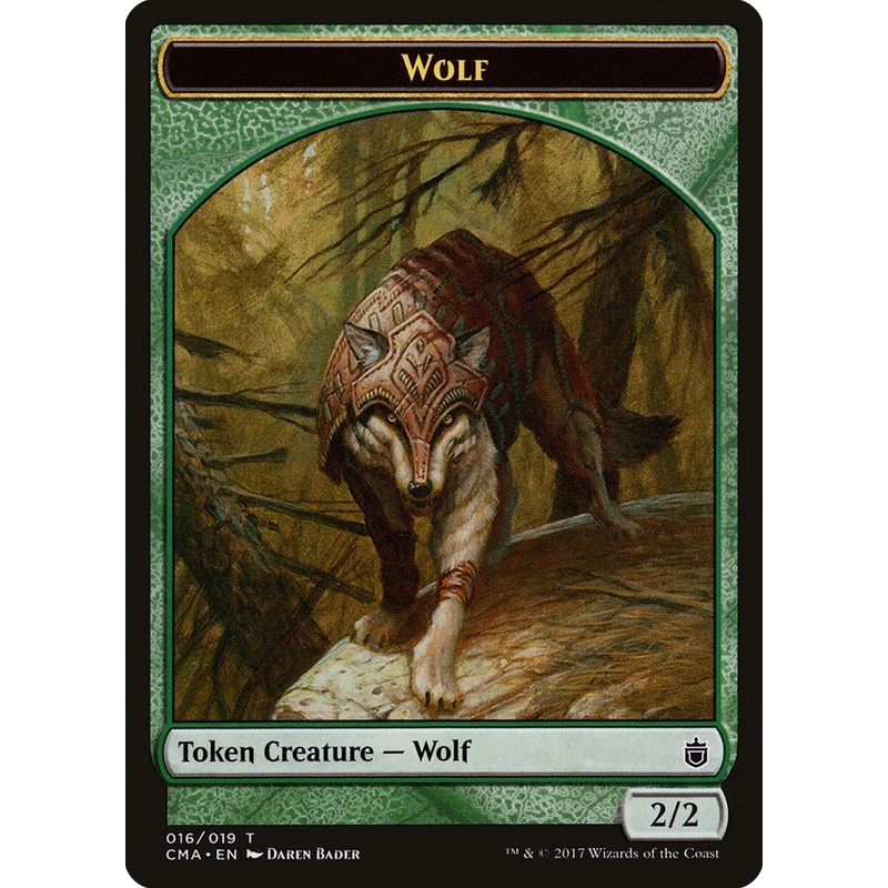 Wolf Token (016/019) [Commander Anthology Tokens]