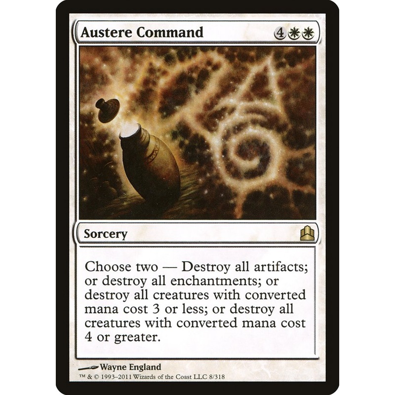 Austere Command [Commander 2011]