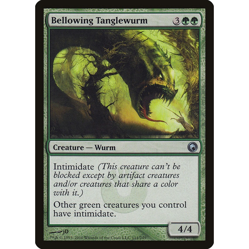 Bellowing Tanglewurm [Scars of Mirrodin]