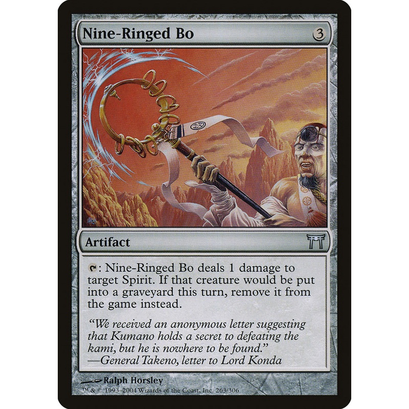 Nine-Ringed Bo [Champions of Kamigawa]