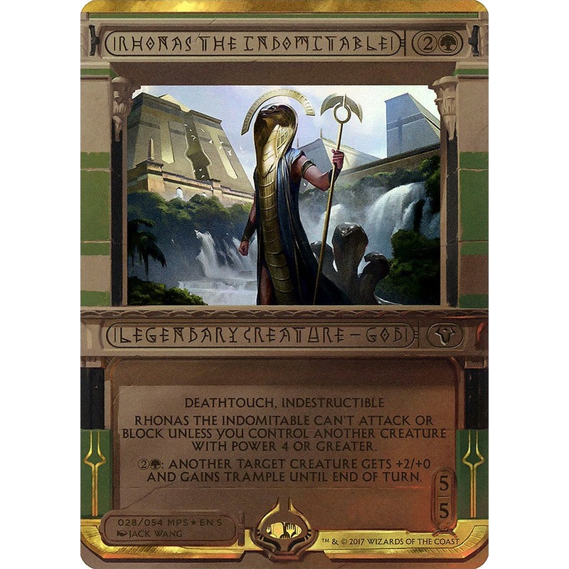 Rhonas the Indomitable (Invocation) [Amonkhet Invocations]