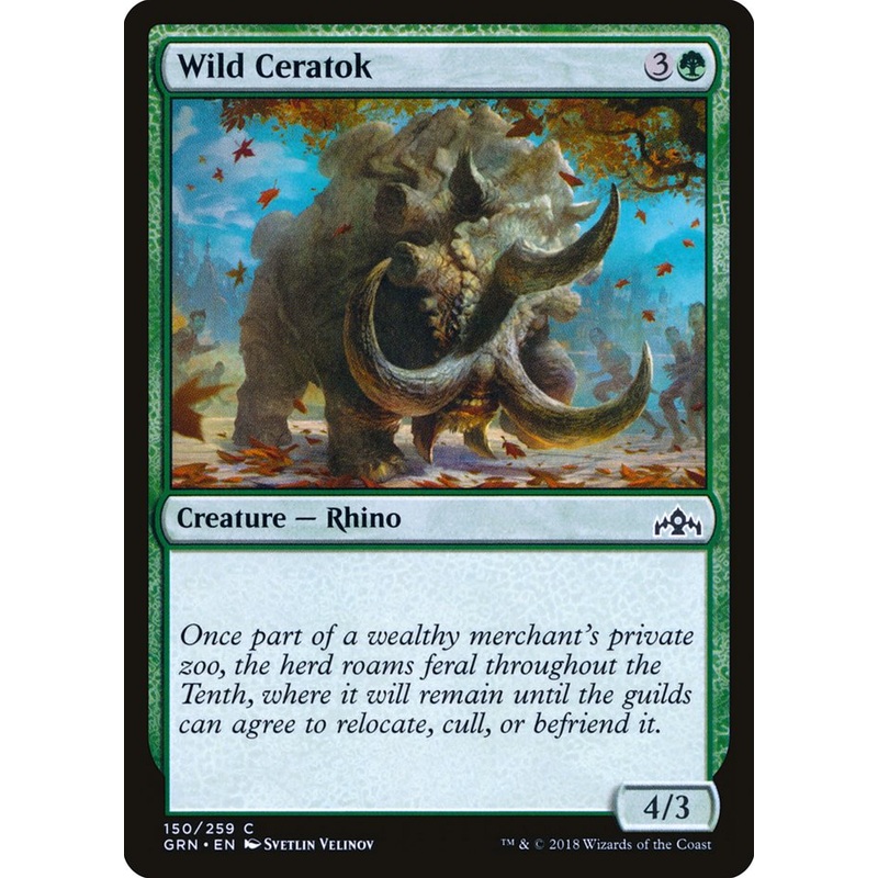 Wild Ceratok [Guilds of Ravnica]
