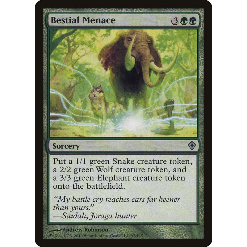 Bestial Menace [Worldwake]