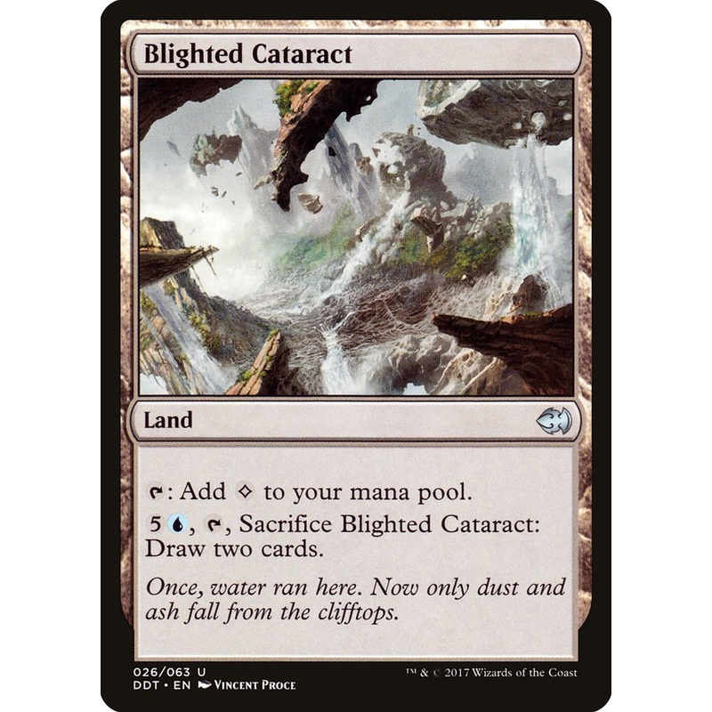 Blighted Cataract [Duel Decks: Merfolk vs. Goblins]