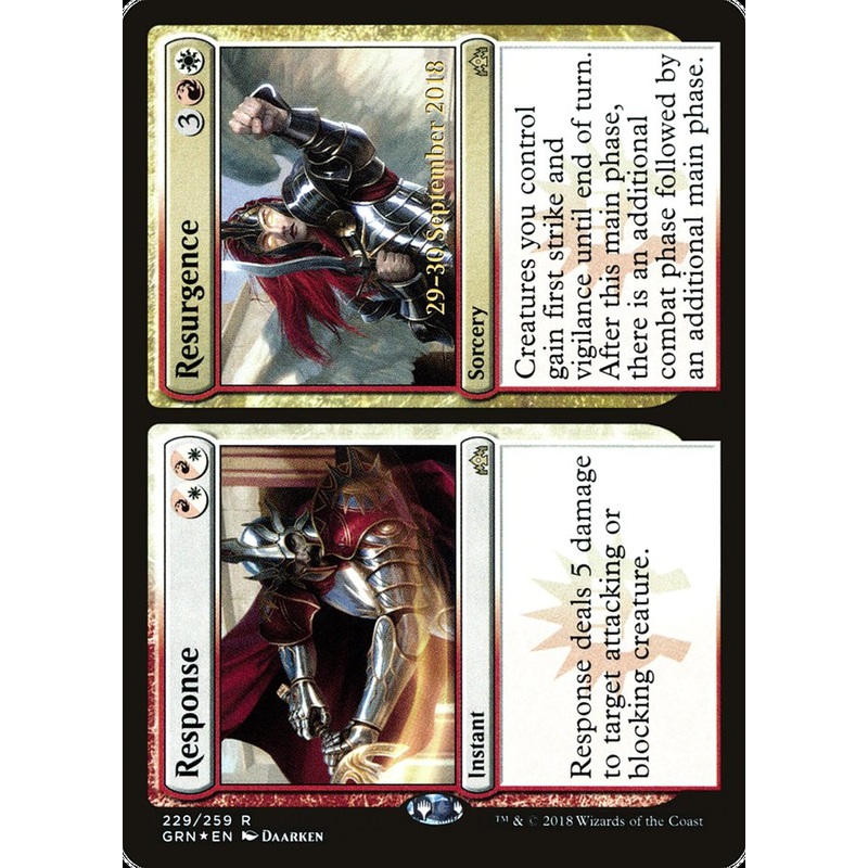 Response // Resurgence [Guilds of Ravnica Prerelease Promos]