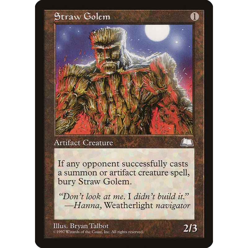 Straw Golem [Weatherlight]