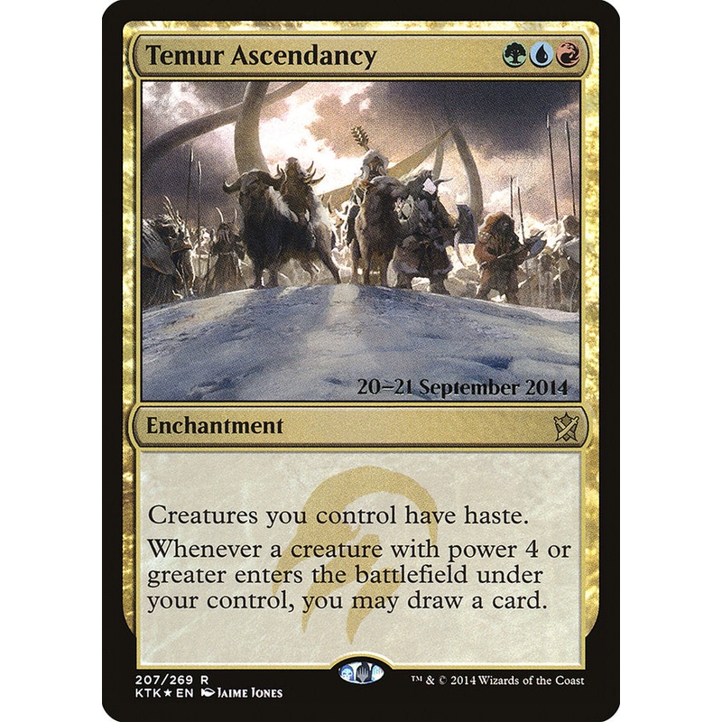 Temur Ascendancy [Khans of Tarkir Prerelease Promos]