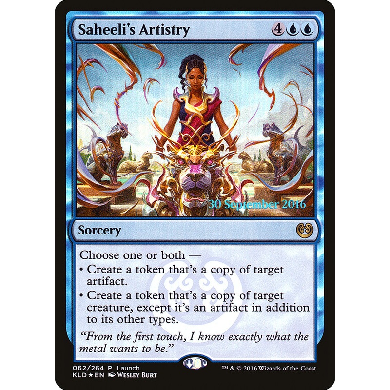 Saheeli's Artistry (Launch) [Kaladesh Promos]