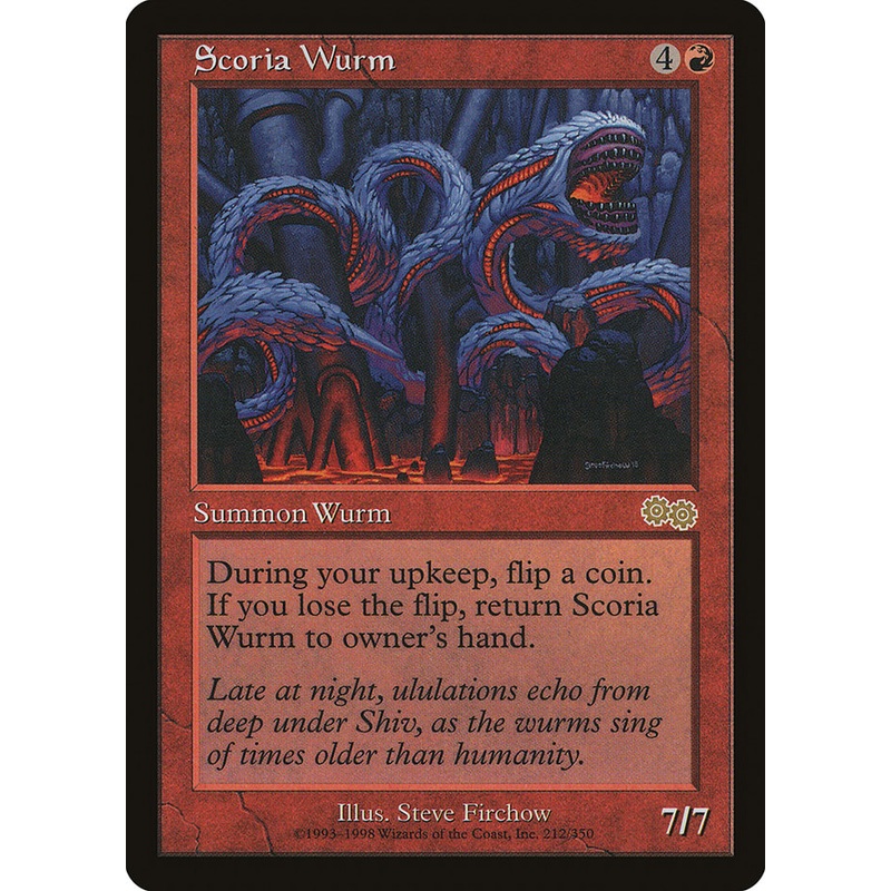 Scoria Wurm [Urza's Saga]