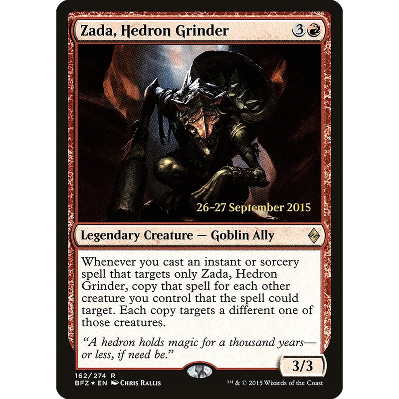Zada, Hedron Grinder [Battle for Zendikar Prerelease Promos]