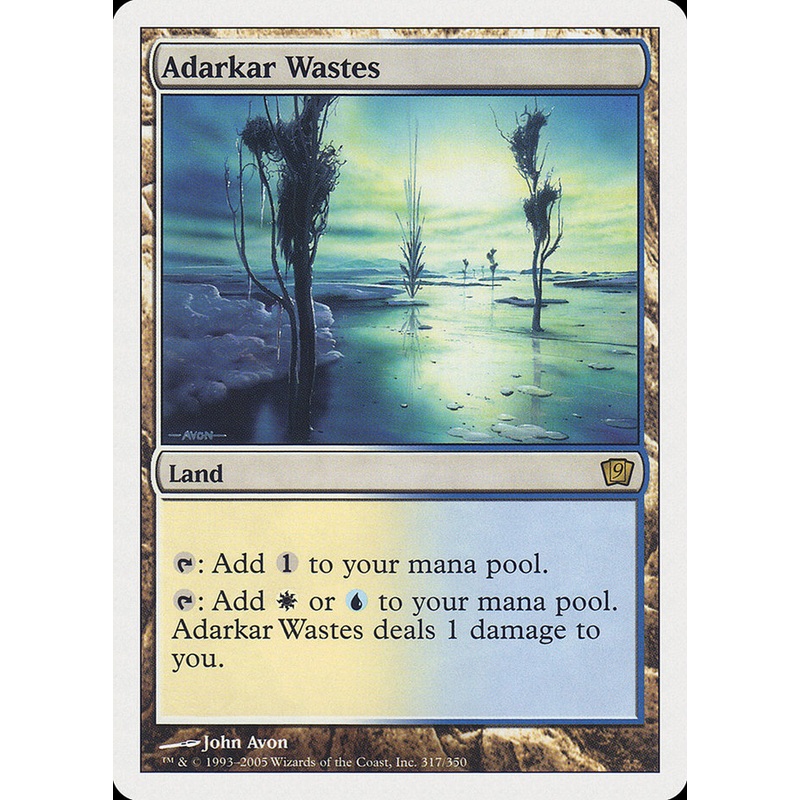Adarkar Wastes [Ninth Edition]