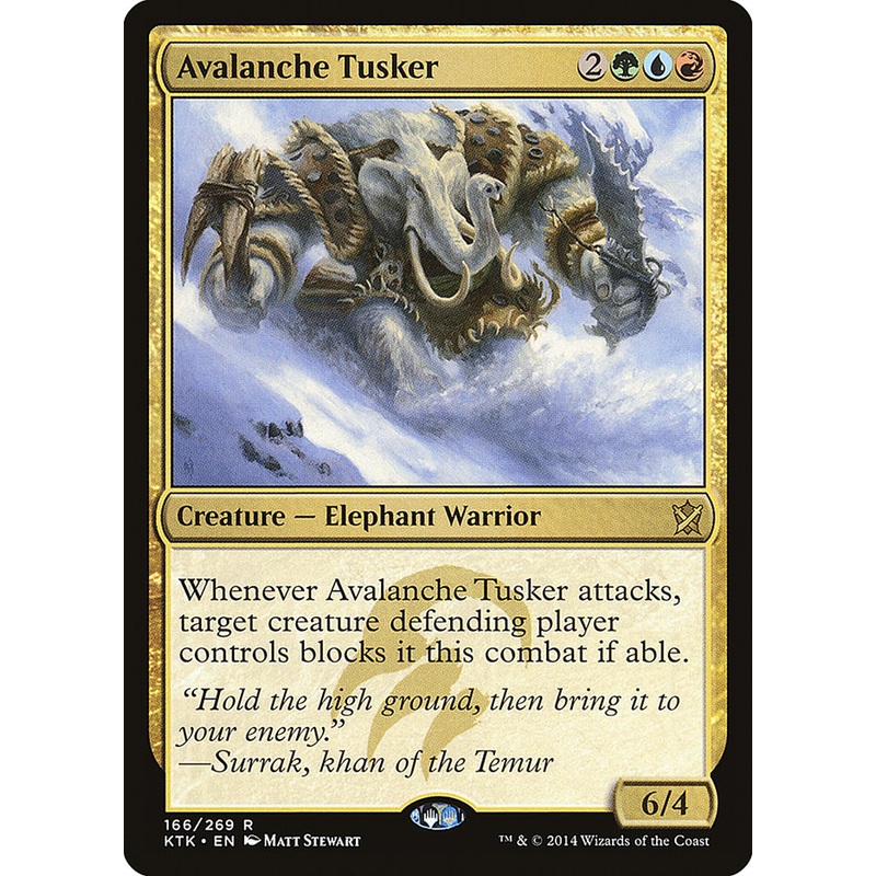 Avalanche Tusker [Khans of Tarkir]