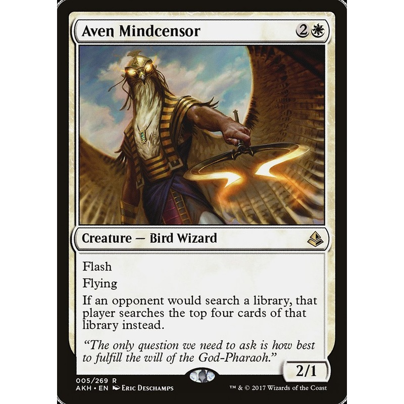 Aven Mindcensor [Amonkhet]