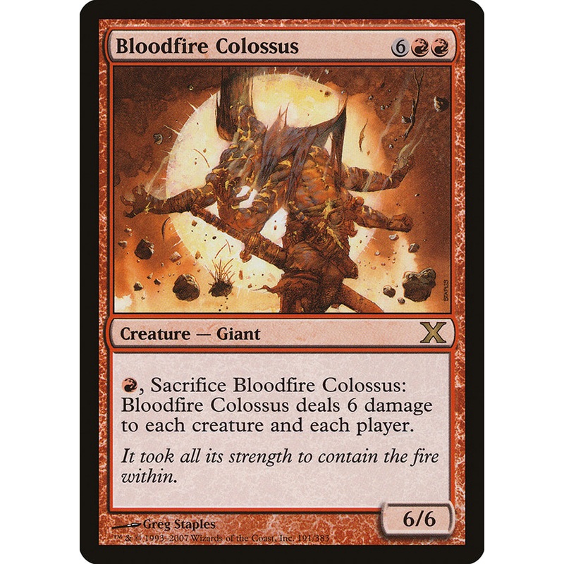 Bloodfire Colossus [Tenth Edition]