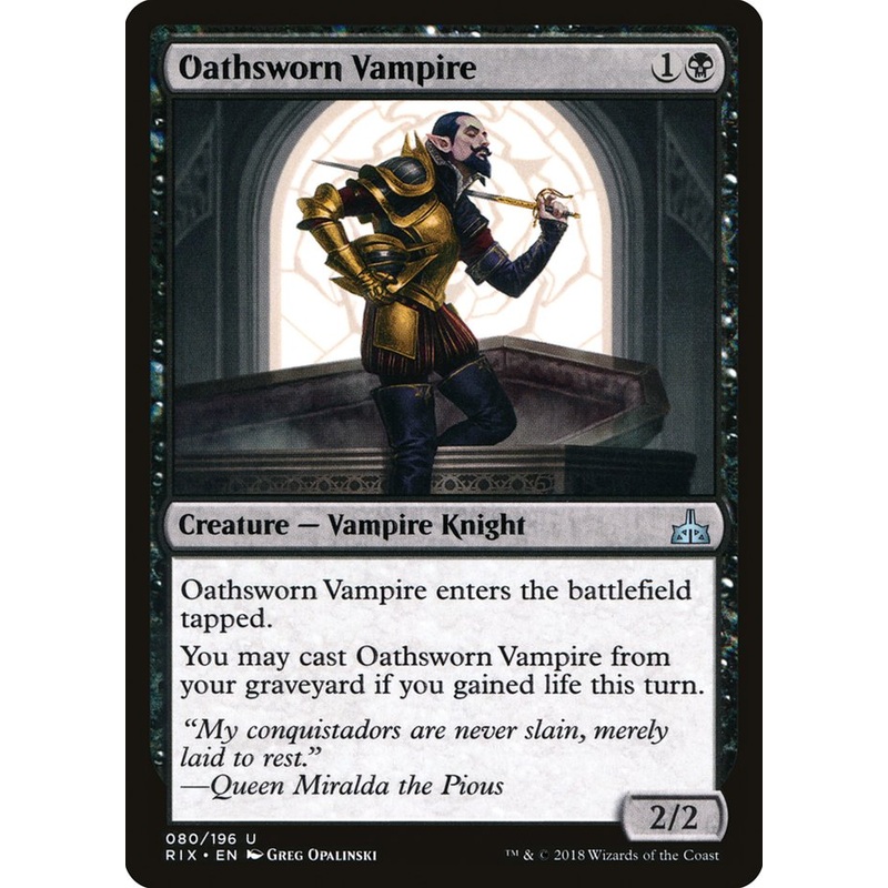Oathsworn Vampire [Rivals of Ixalan]