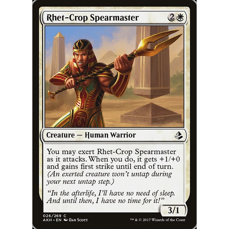 Rhet-Crop Spearmaster [Amonkhet]