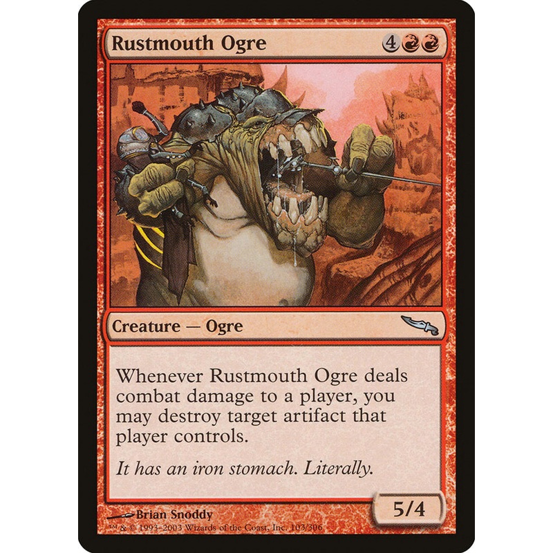 Rustmouth Ogre [Mirrodin]