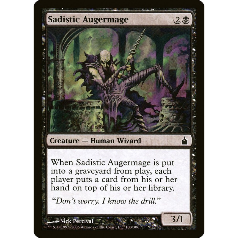 Sadistic Augermage [Ravnica: City of Guilds]