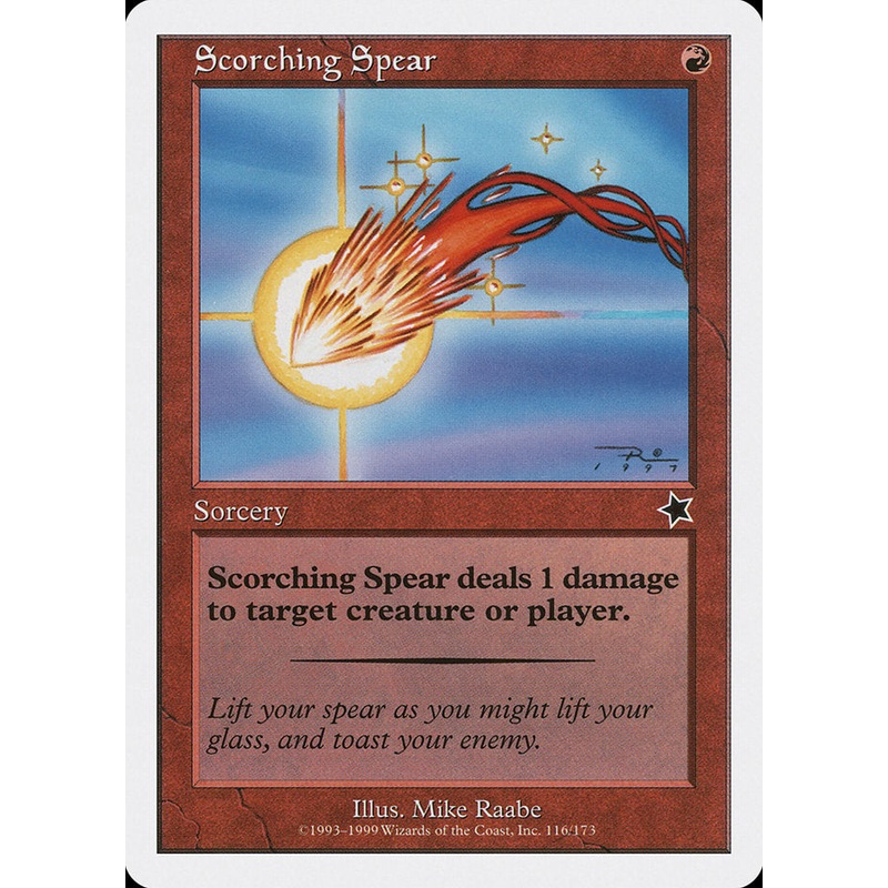 Scorching Spear [Starter 1999]