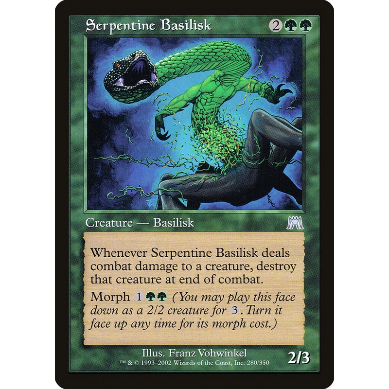 Serpentine Basilisk [Onslaught]