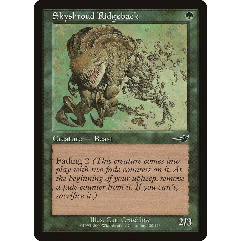 Skyshroud Ridgeback [Nemesis]