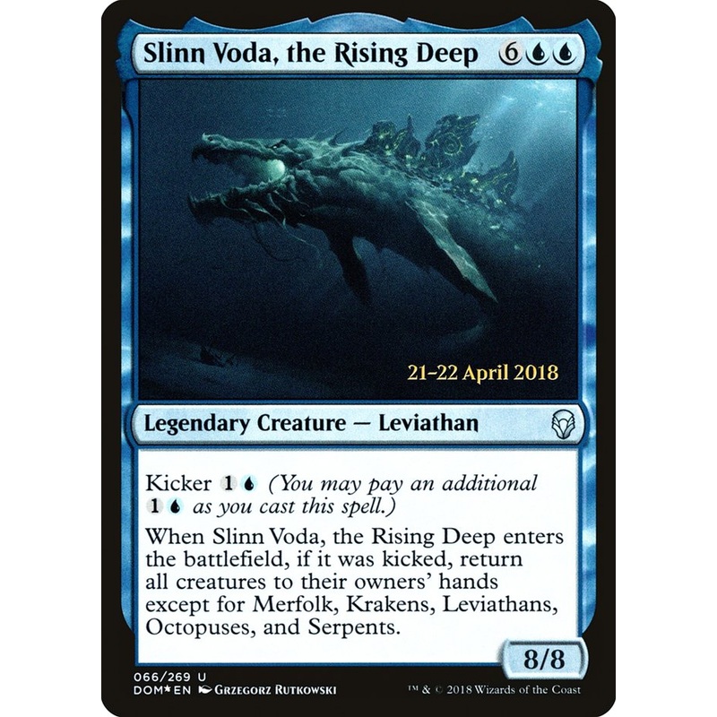Slinn Voda, the Rising Deep [Dominaria Prerelease Promos]