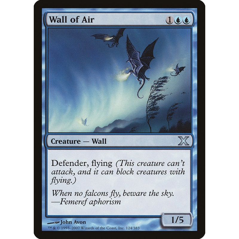 Wall of Air [Tenth Edition]