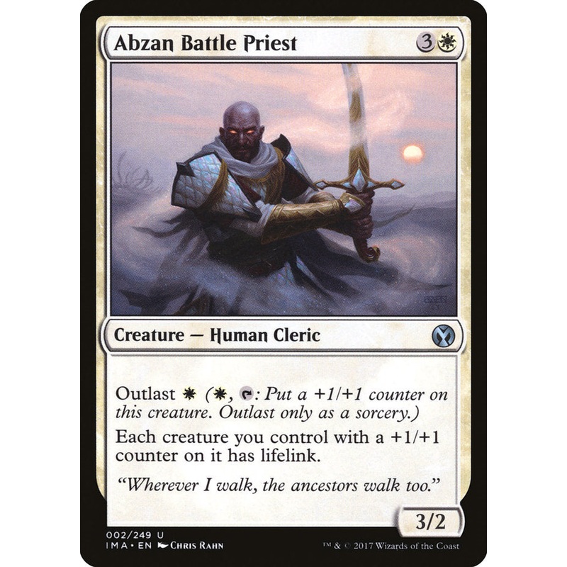 Abzan Battle Priest [Iconic Masters]
