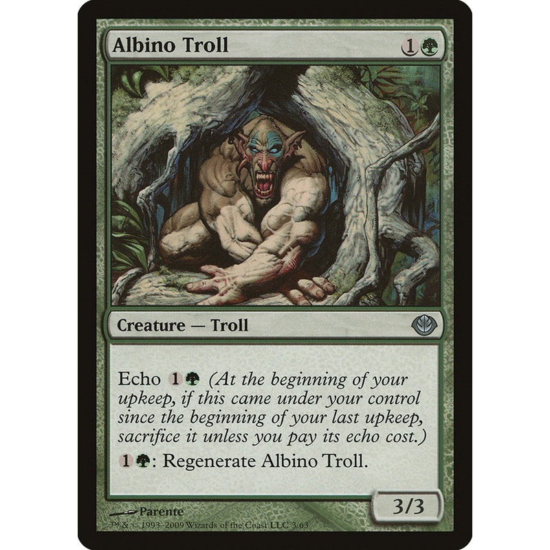 Albino Troll [Duel Decks: Garruk vs. Liliana]