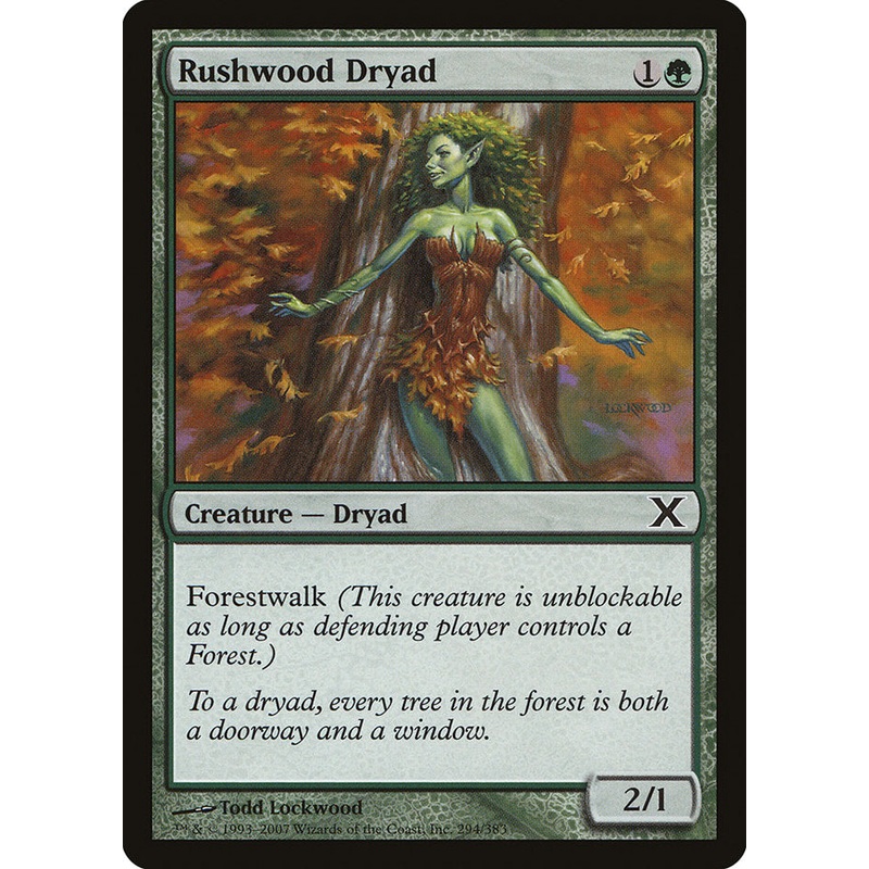 Rushwood Dryad [Tenth Edition]