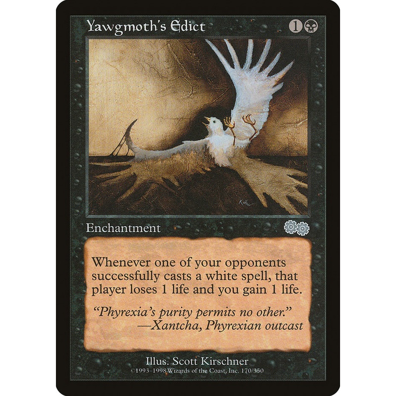 Yawgmoth's Edict [Urza's Saga]