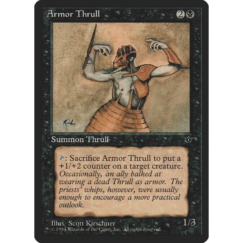 Armor Thrull (Scott Kirschner) [Fallen Empires]