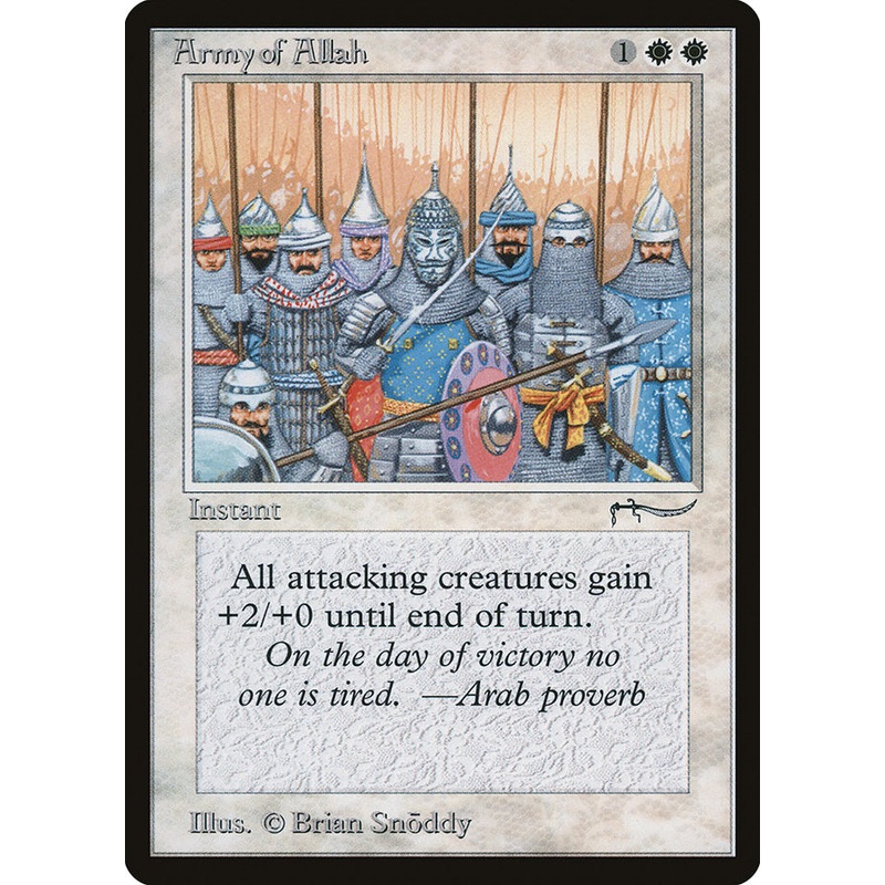 Army of Allah (Dark Mana Cost) [Arabian Nights]