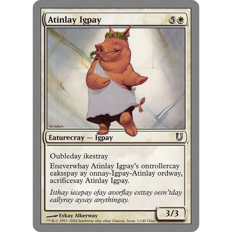 Atinlay Igpay [Unhinged]
