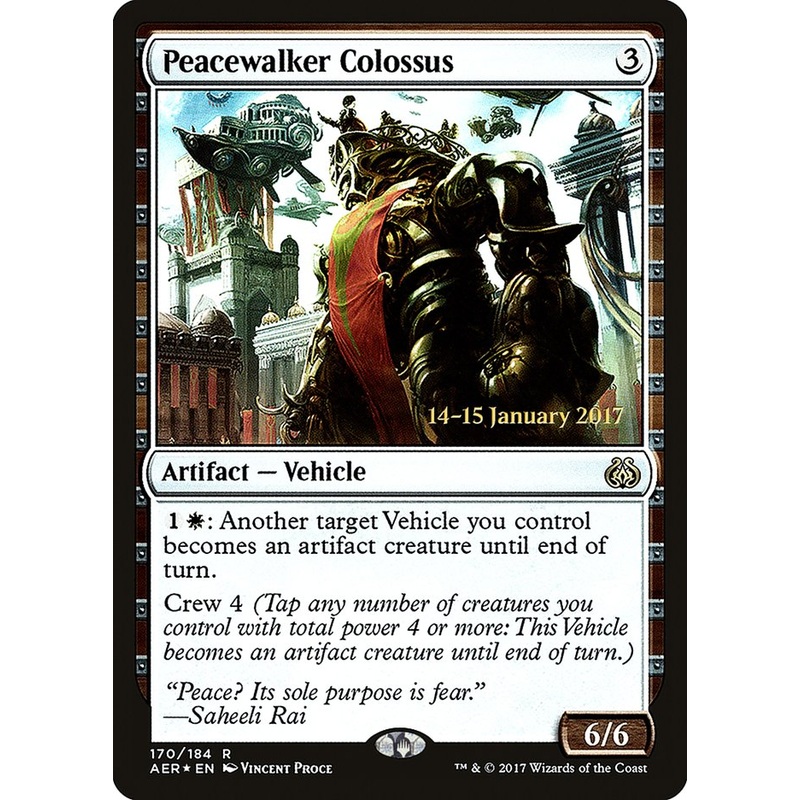 Peacewalker Colossus [Aether Revolt Prerelease Promos]
