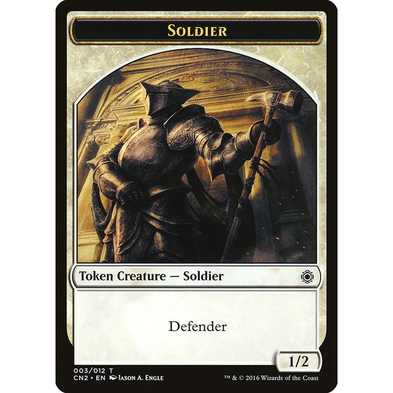 Soldier Token (003/012) [Conspiracy: Take the Crown Tokens]