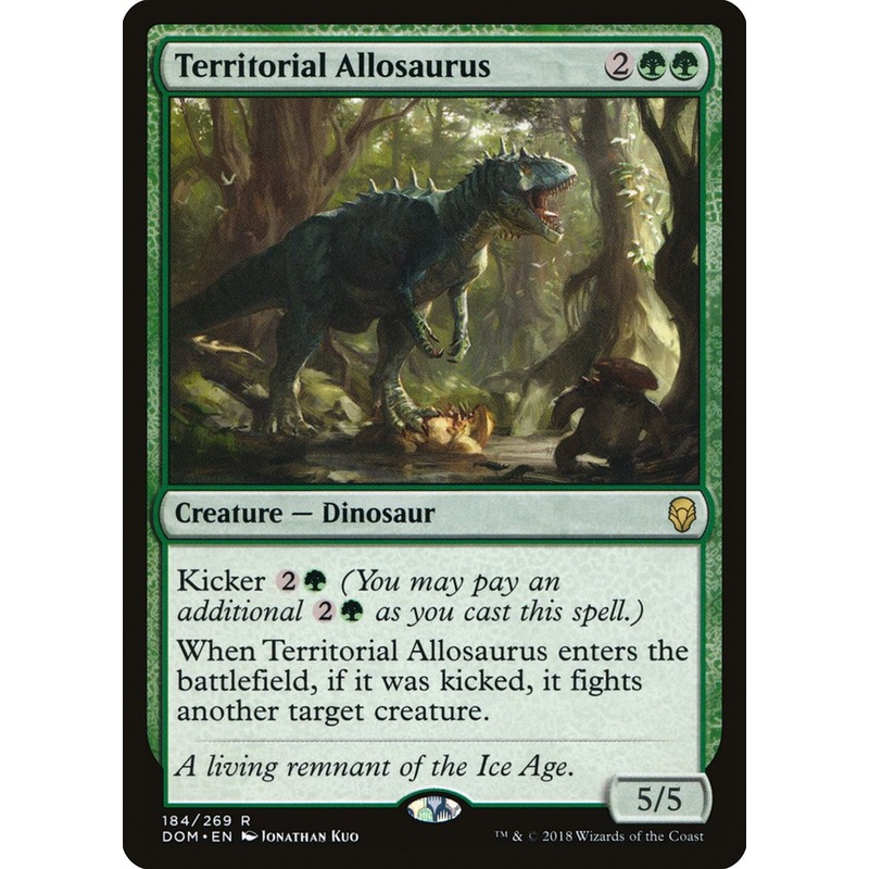 Territorial Allosaurus [Dominaria]